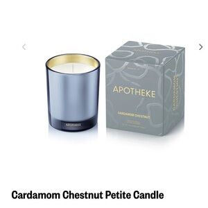 APOTHEKE Cardamom Chestnut Petite Candle